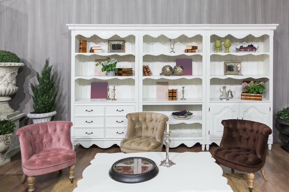 Layered Wood Tones in Reading Nook