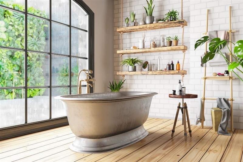 Natural and Organic Aesthetic in Bathroom Natural and Organic Aesthetic in Bathroom