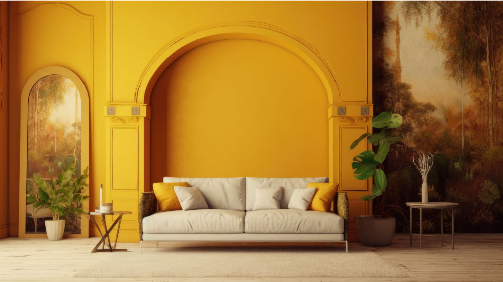 POP Arch Design in Wall Niche