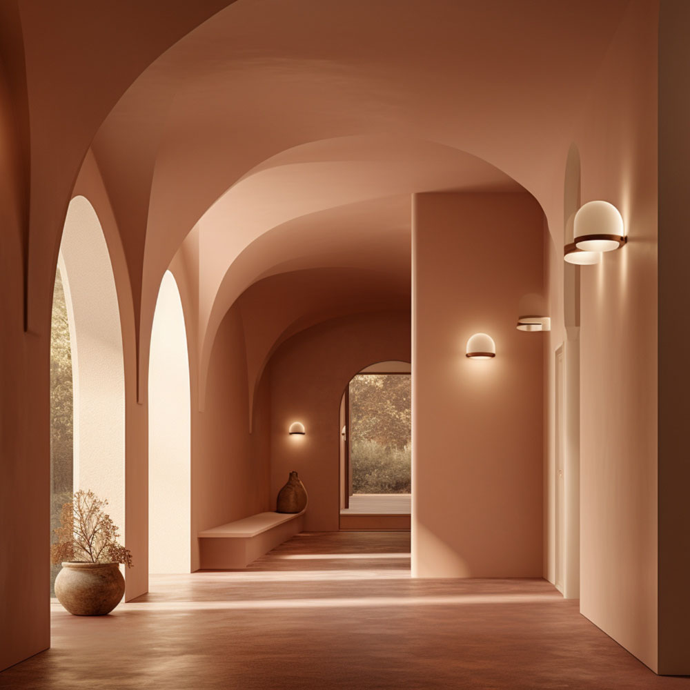 Passage-Way with POP Arches