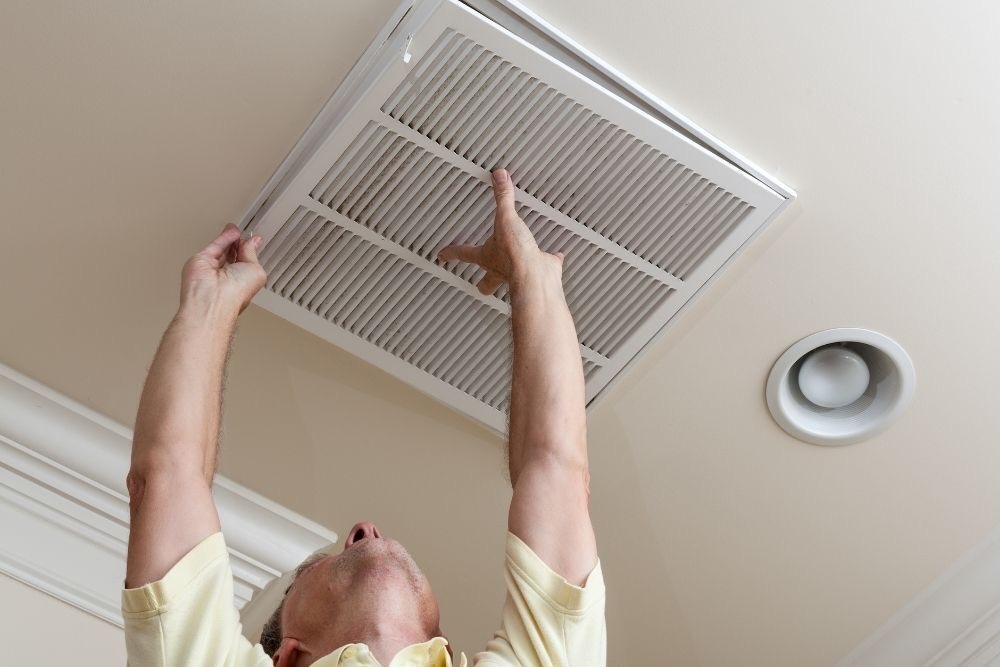 Remove the HVAC Air Filter Cover 