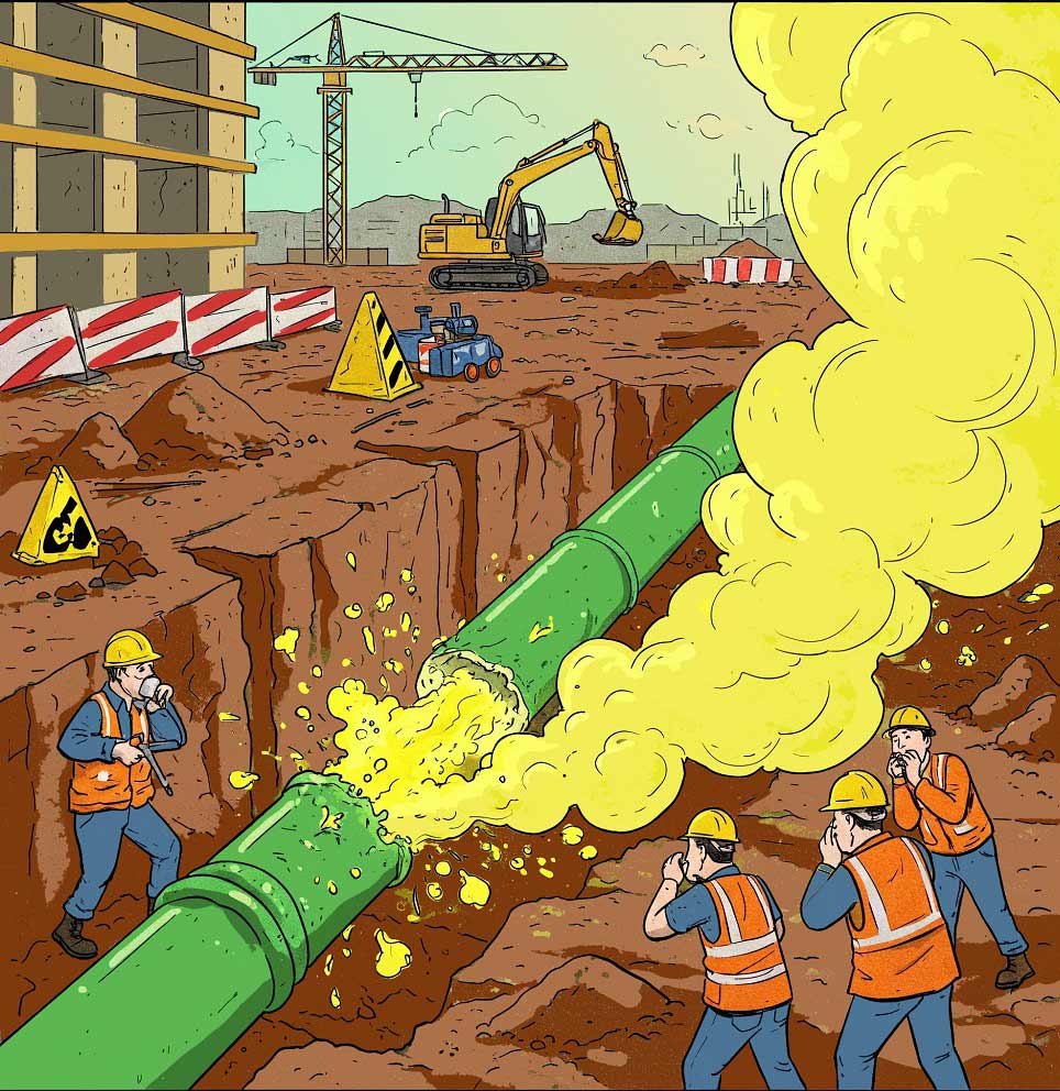 Spread of Toxic Gases