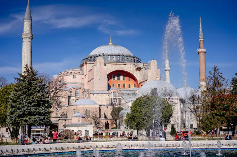 The Hagia Sophia in Istanbul