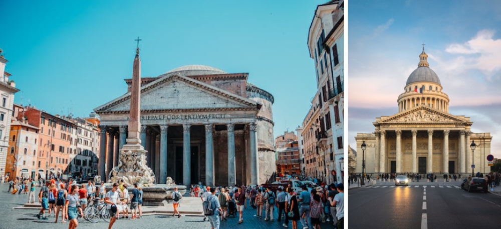 The Pantheon in Rome, Italy