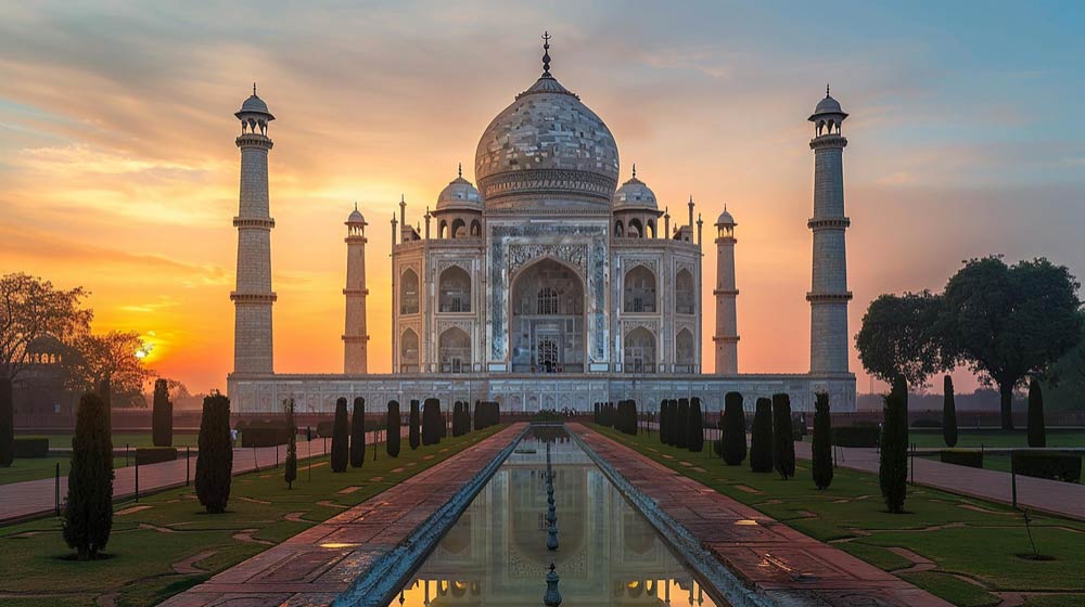 The Taj Mahal in Agra