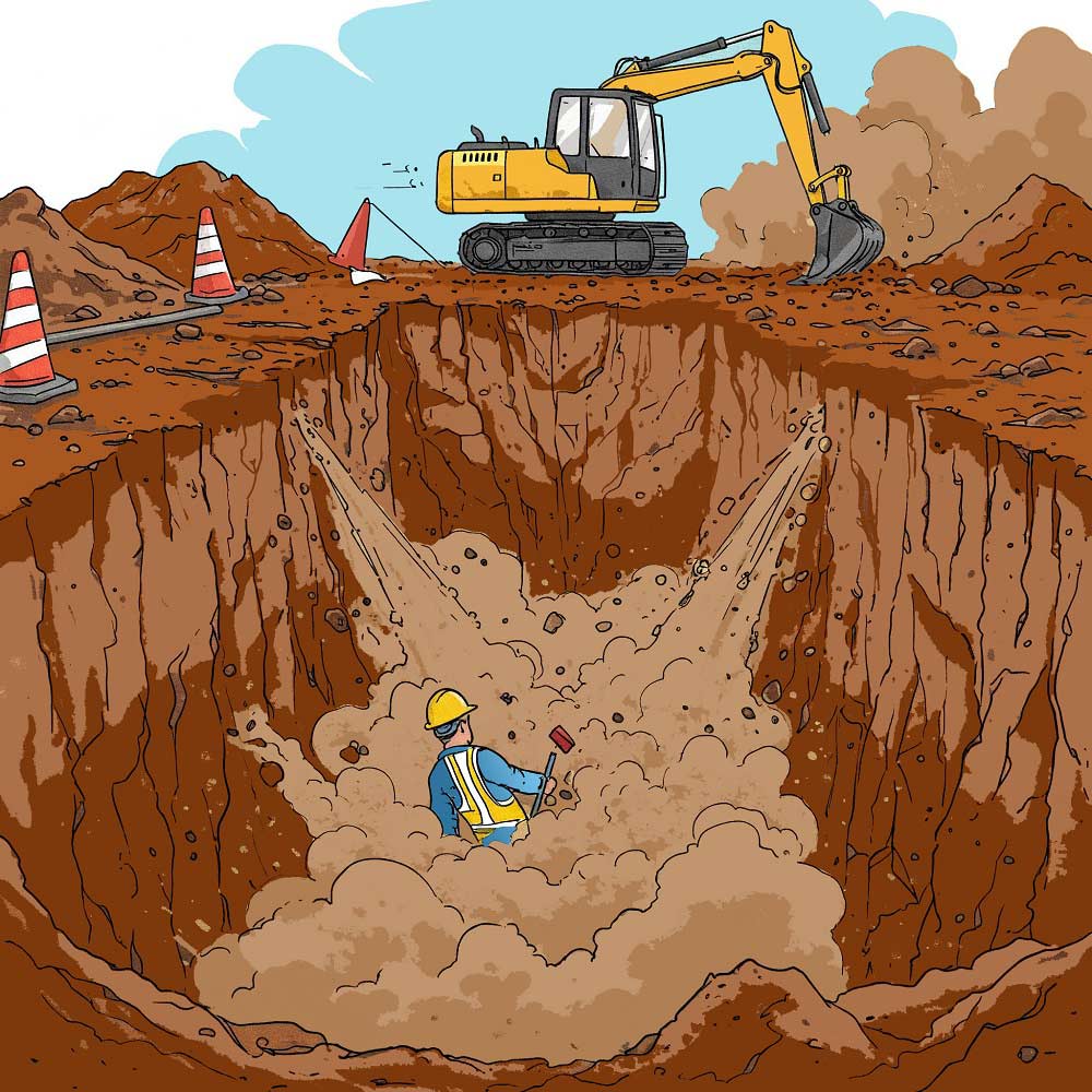 Underground Excavation Hazard Cave-ins