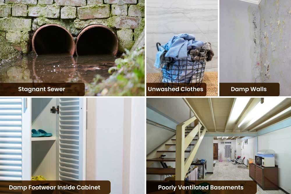 Key Sources of Indoor Odours During Monsoon