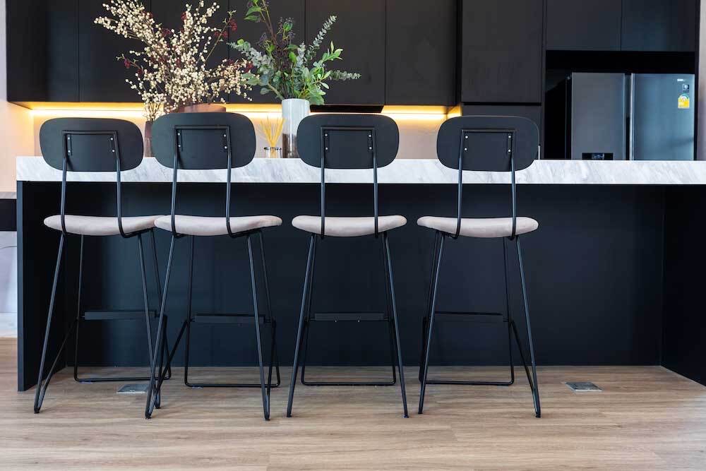 Modern Backed Stools are for Comfort and Utility