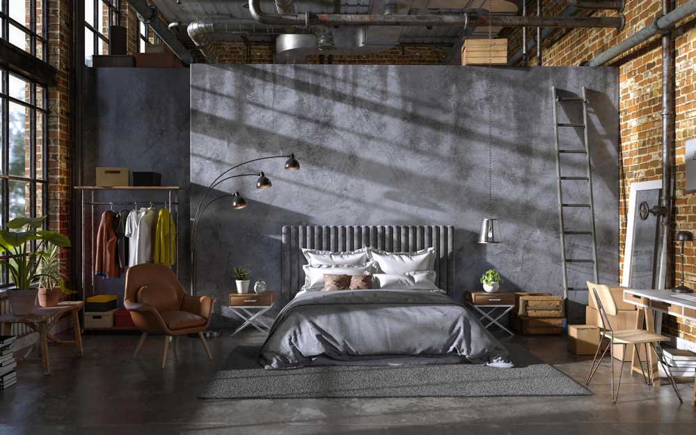 Loft Style Bedroom with Bedroom