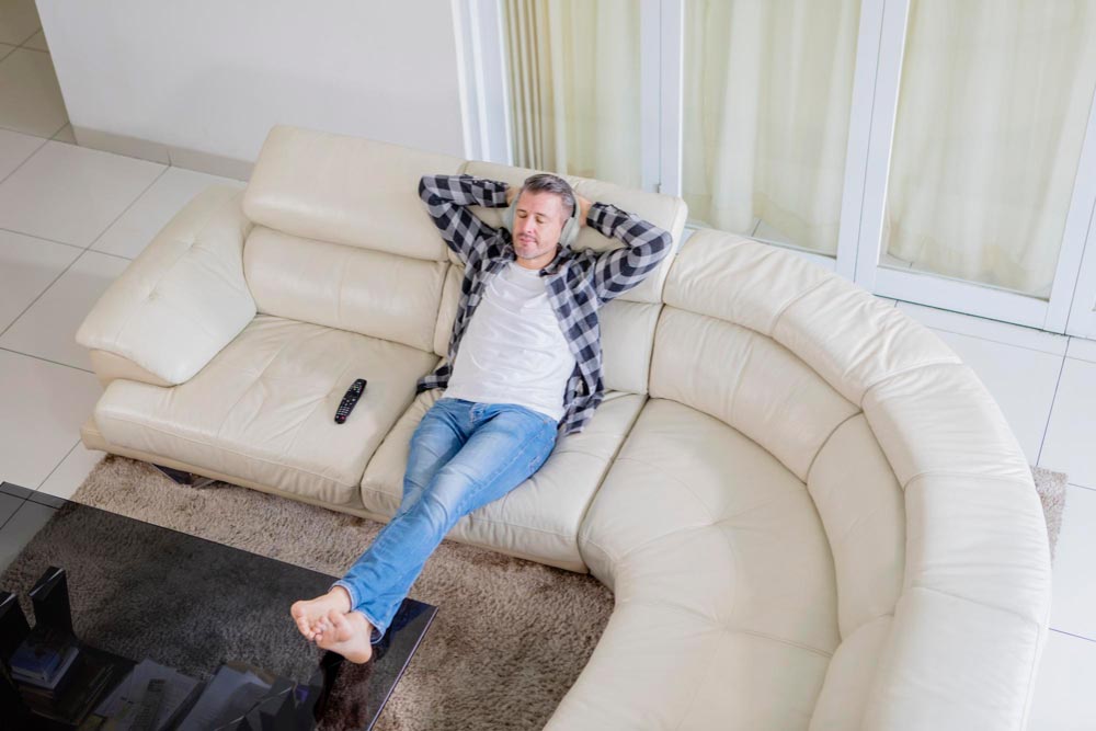 Plush Cushioning and Ergonomic Support of Sofa