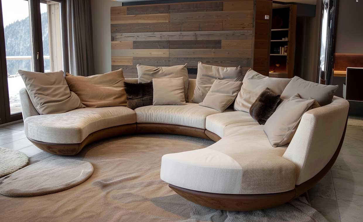 U-Shaped Sofa Design