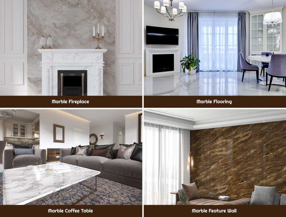 Marble in Living Room