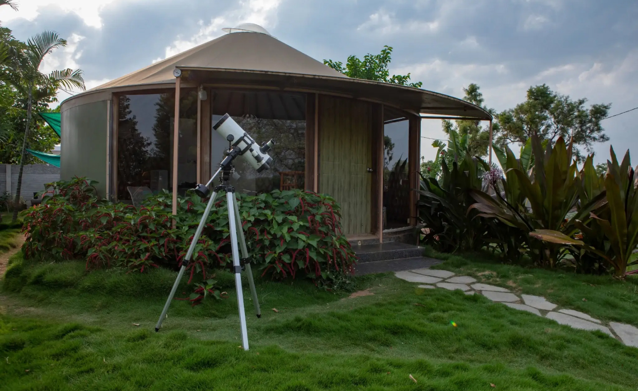 Modern Yurt Outbuilding
