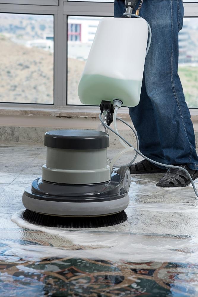Polishing Mosaic Flooring