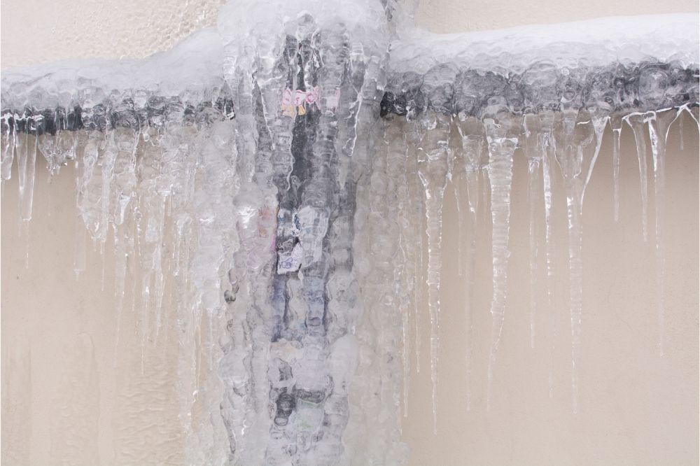 Frost Pipe in Winter