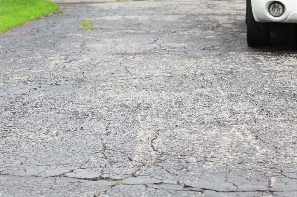 Cracks in Driveway