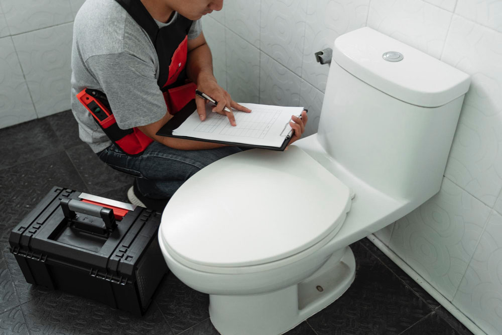 One-Piece Toilet Installation One-Piece Toilet Installation