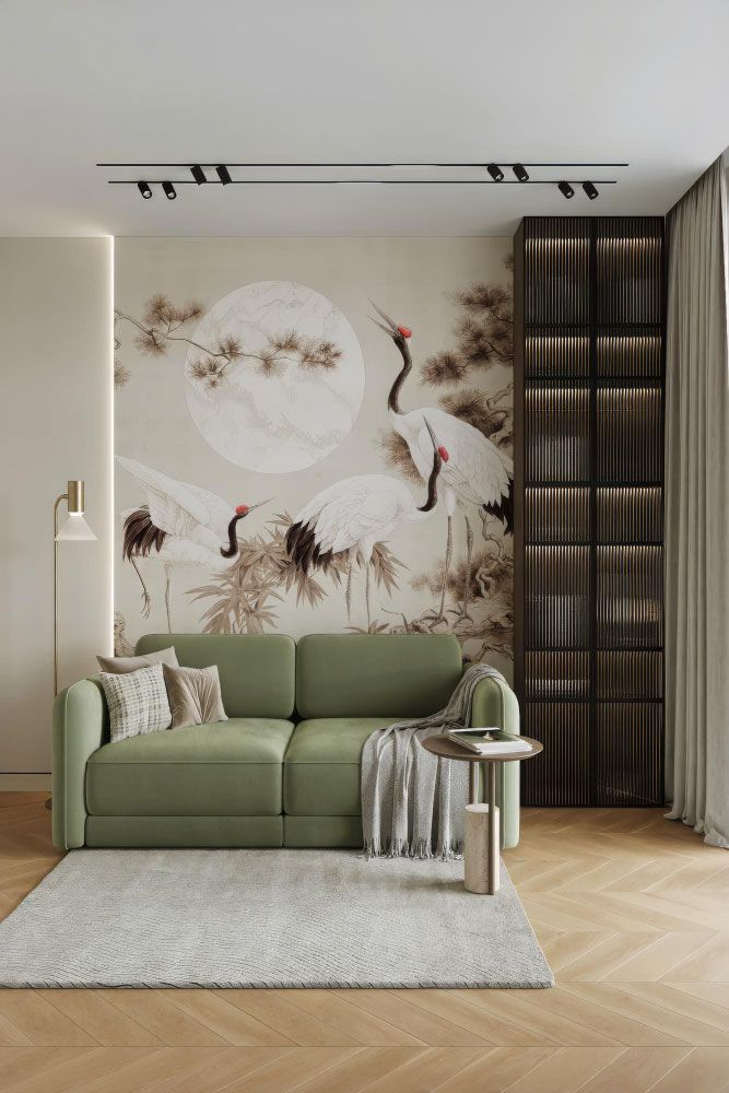 Wallpaper Anchoring Sofa