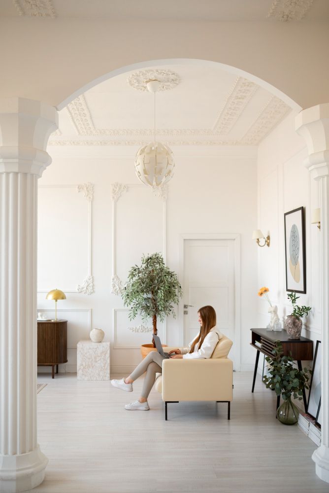 Minimal Interior Space Supporting Focus and Calm