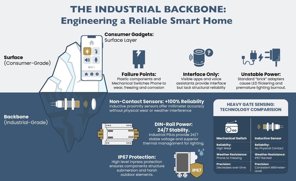 Industrial Grade Components for Smart Homes