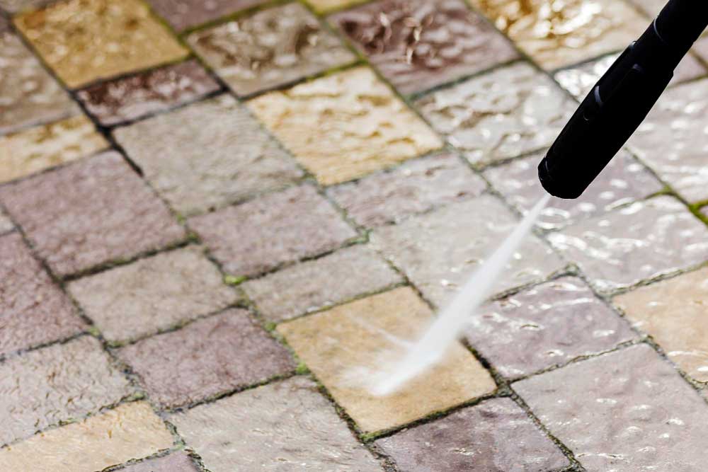 Cleaning Paver