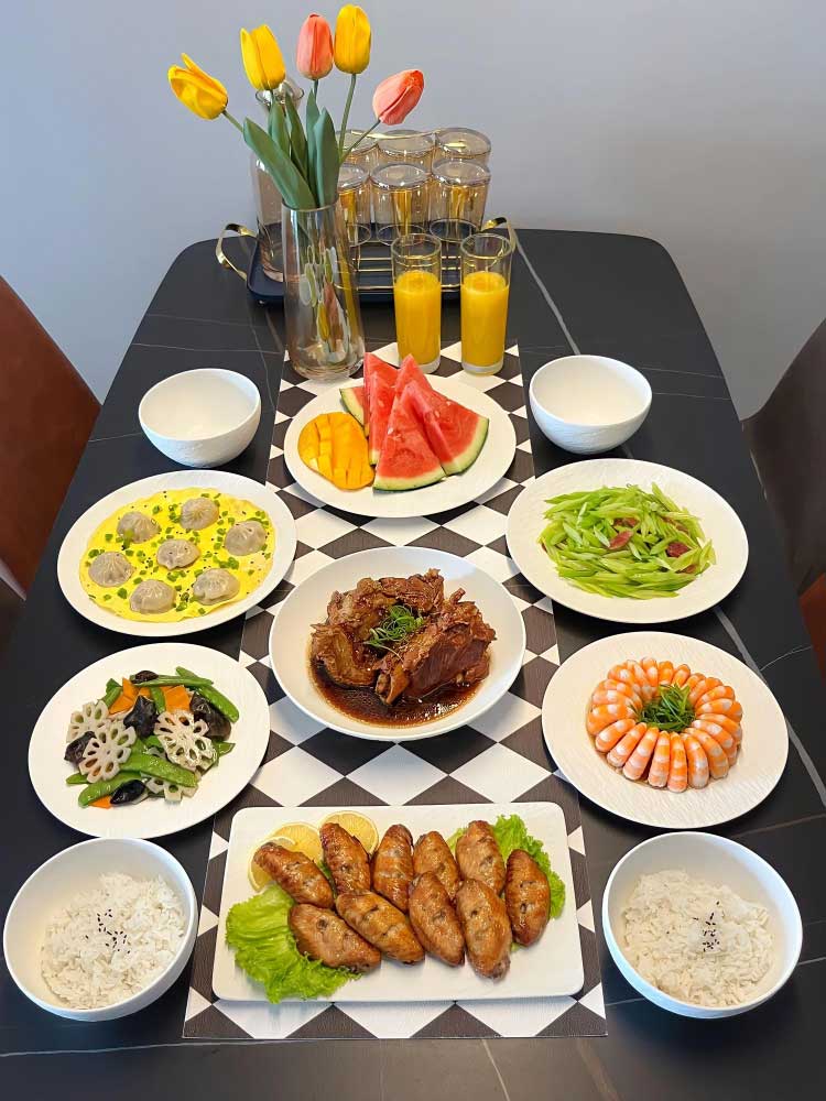Multi-Course Meal for Formal Dinner Party