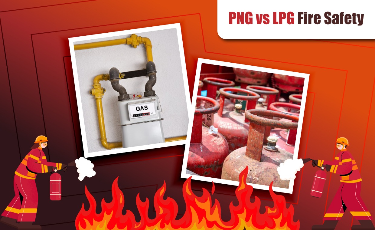 LPG vs PNG Fire Safety Difference