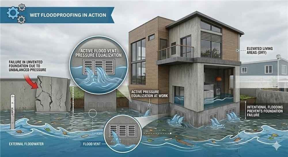 Wet Floodproofing