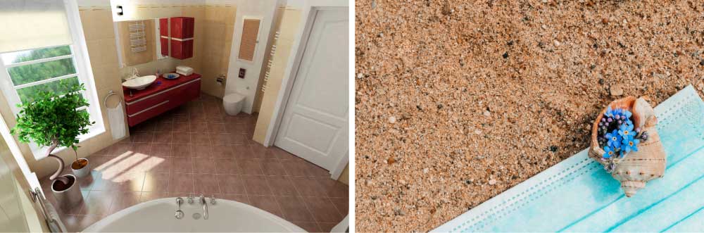 Cork & Linoleum Tiles