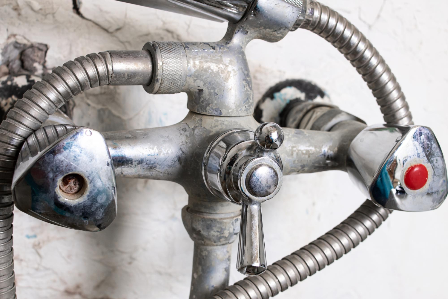 Scale Deposit on Faucet