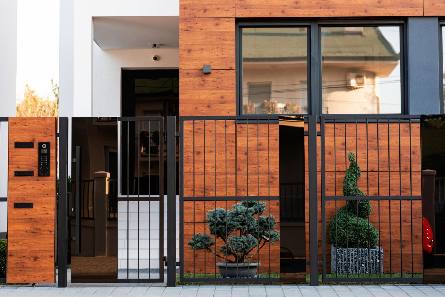 Wooden Finish Elevation Tiles