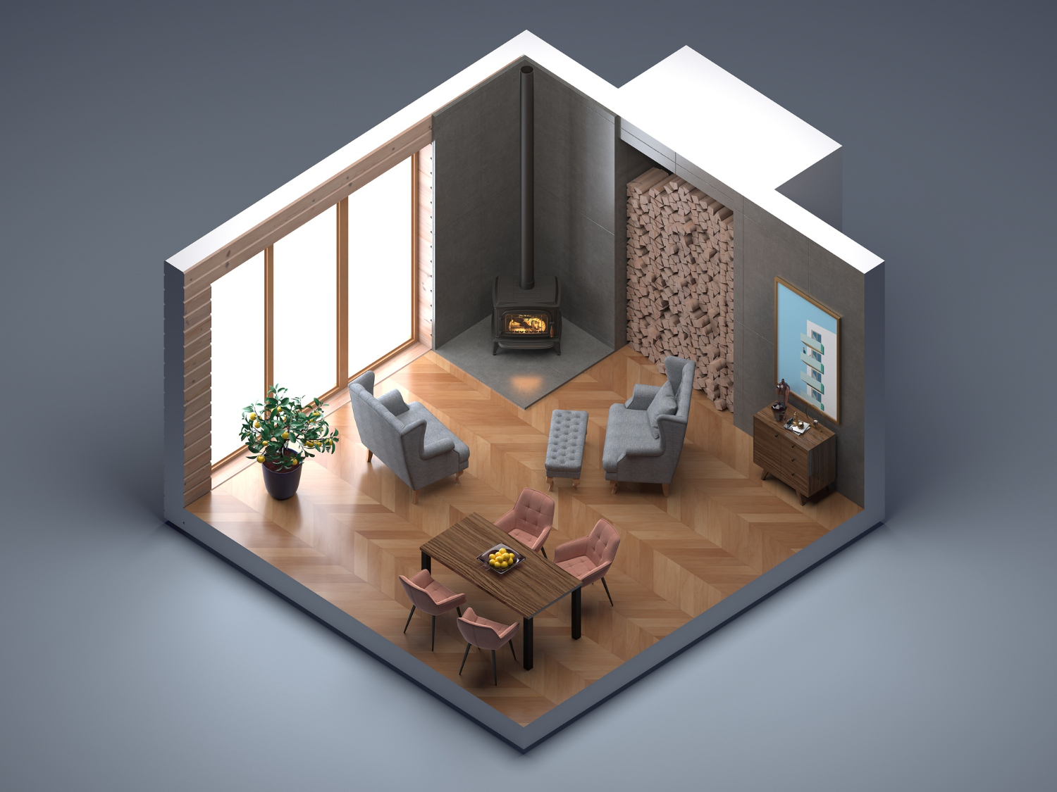 AI Helps to Curate Design Based on Room Functionality