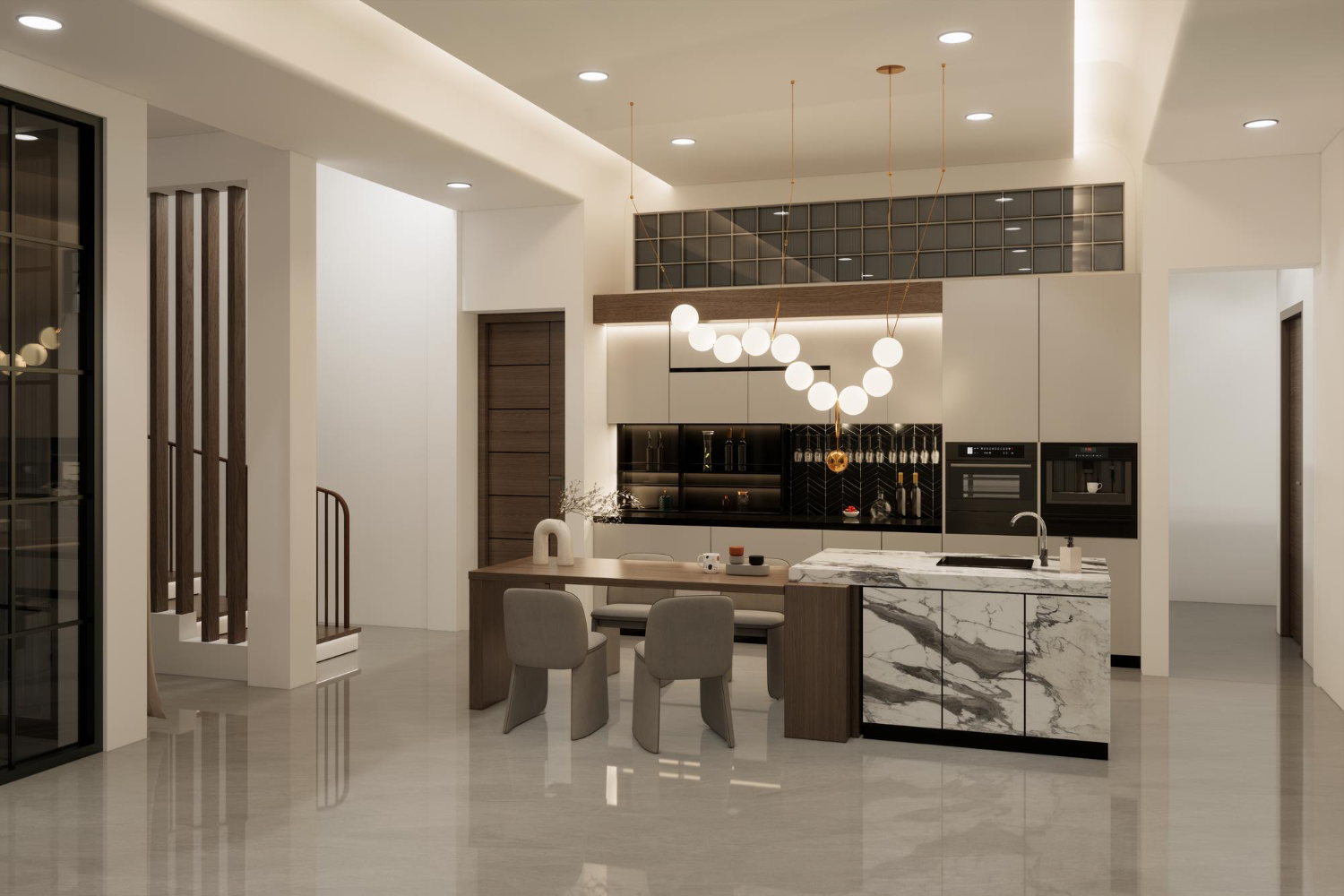 Open Kitchen Layout