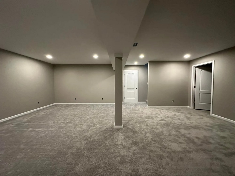 Warm Grey Painted Walls