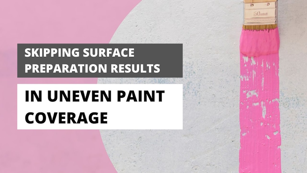 Paint Stroke with Uneven Coverage