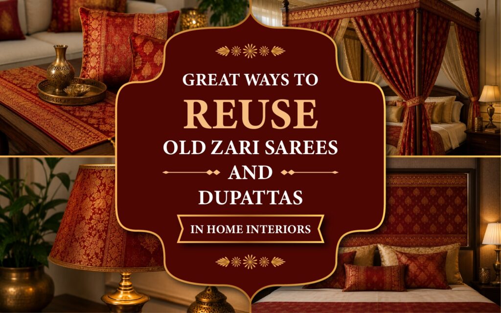 Reuse Old Zari Sarees and Dupattas