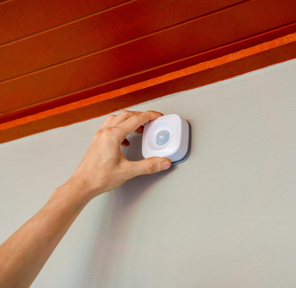 Smart Motion Sensors Installed Indoors