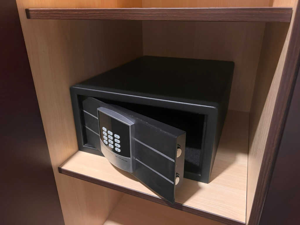 Smart Safe Installed in a Cupboard