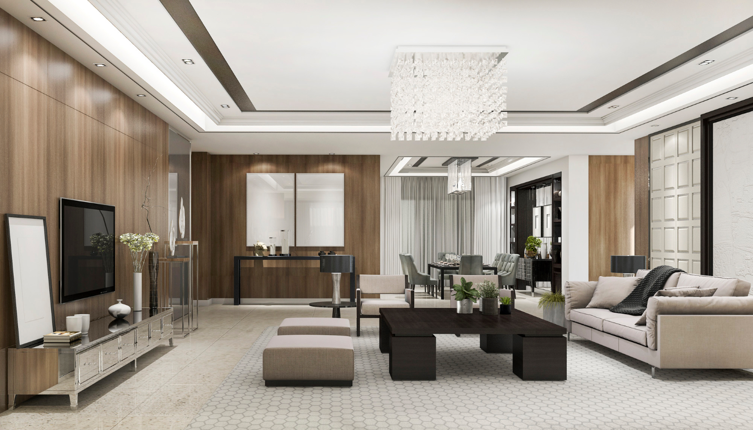 A Room is Designed Around a Centre Piece