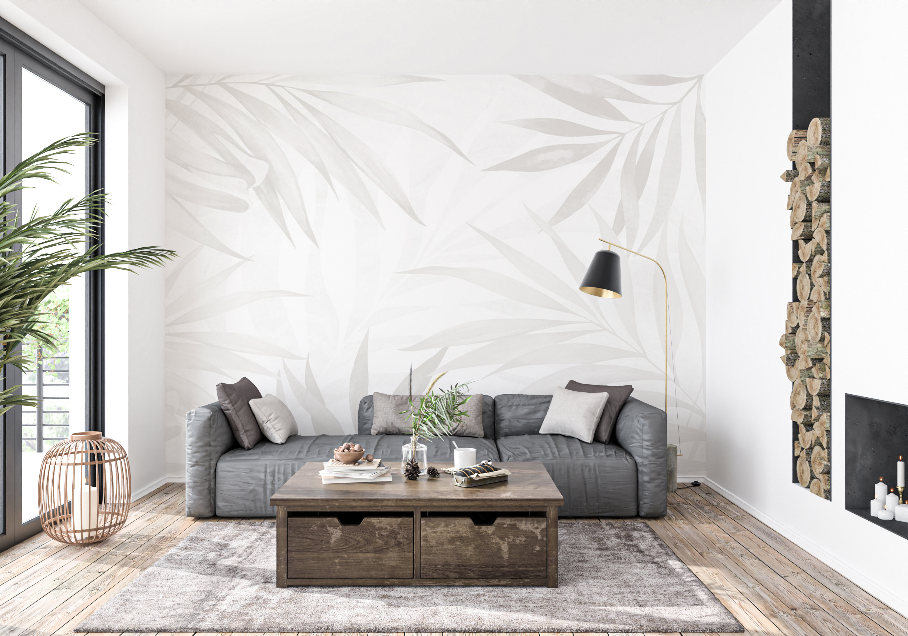 Botanical Print Wallpaper