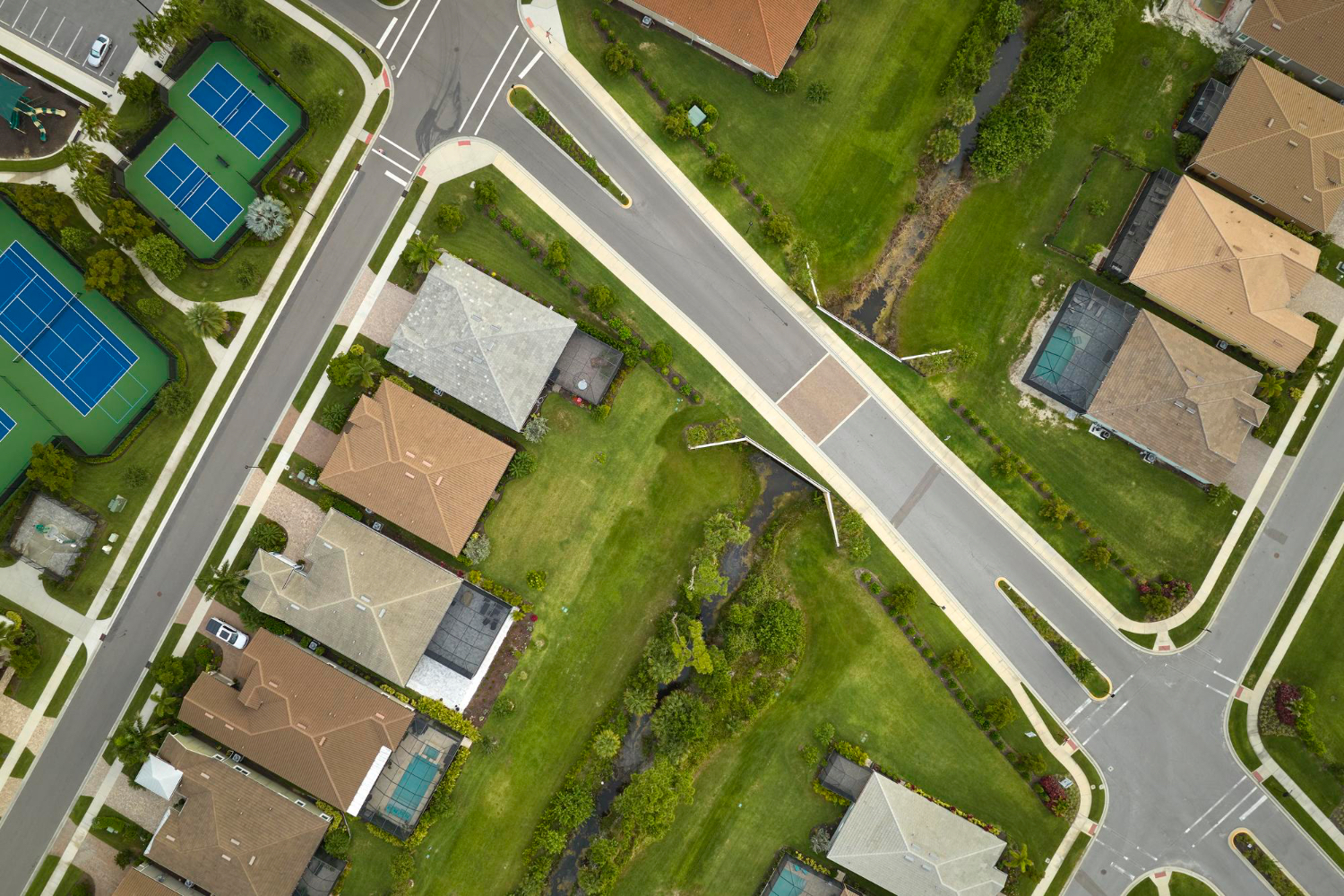 Driveways of a Residential Society