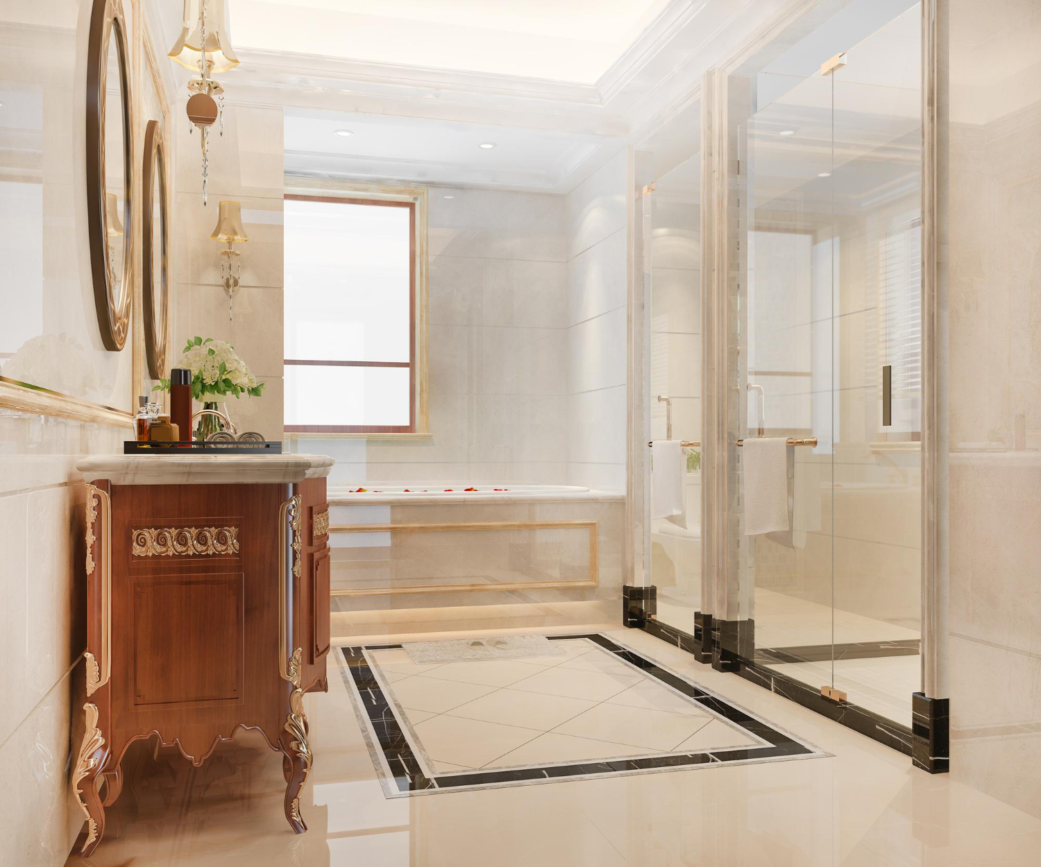 Marble-Look Vitrified Tiles