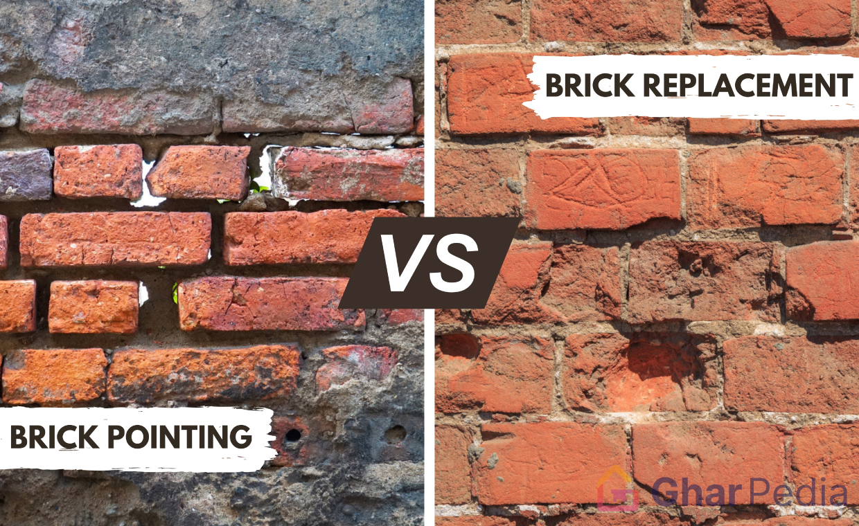 Brick Pointing vs Brick Replacement
