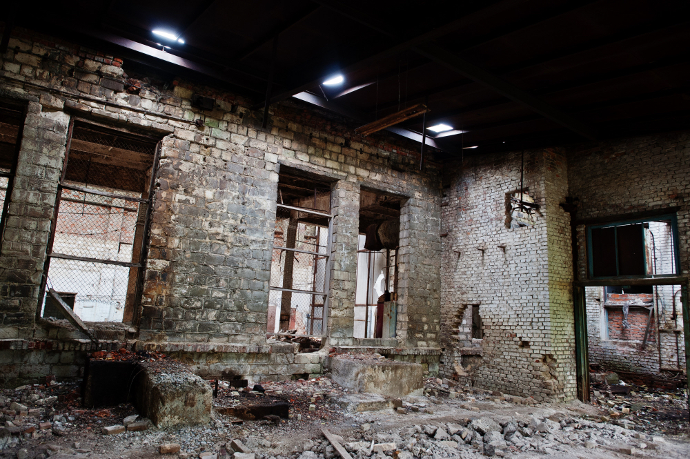 Daylight Coming Through Damaged Roof