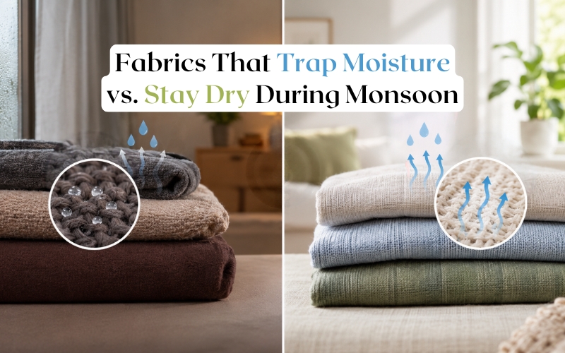 Fabrics that Trap Moisture