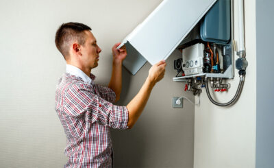 Hot Water and Drainage Warning Signs