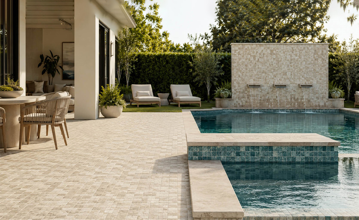 Outdoor Mosaic Tiles