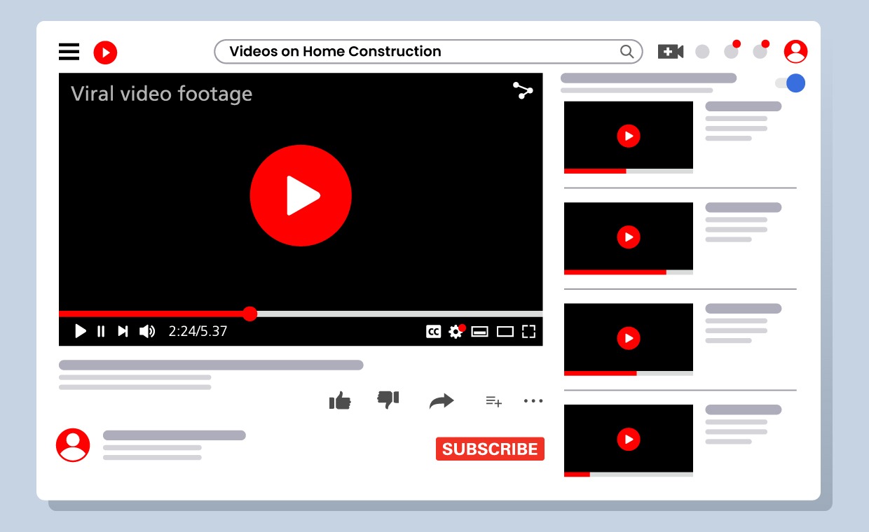 Youtube Channels for Home Builders