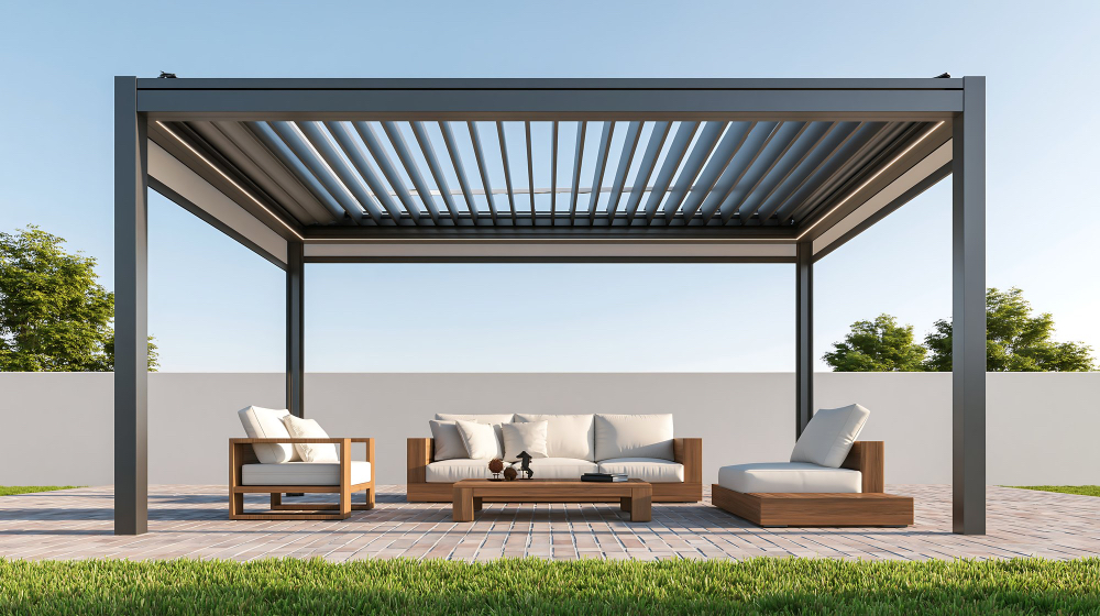 Compact Freestanding Pergola