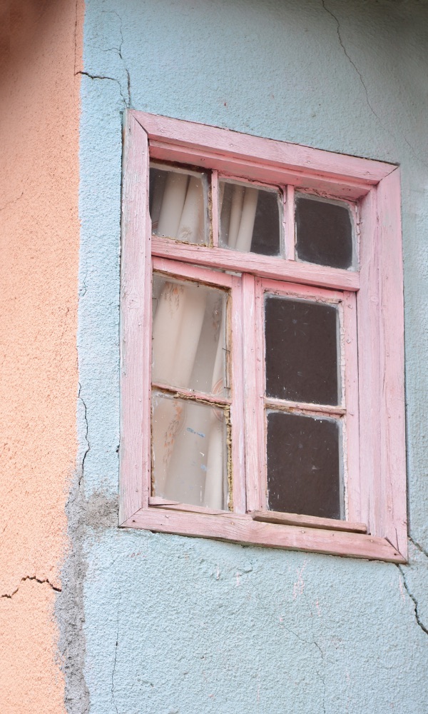 Jammed Window of a House
